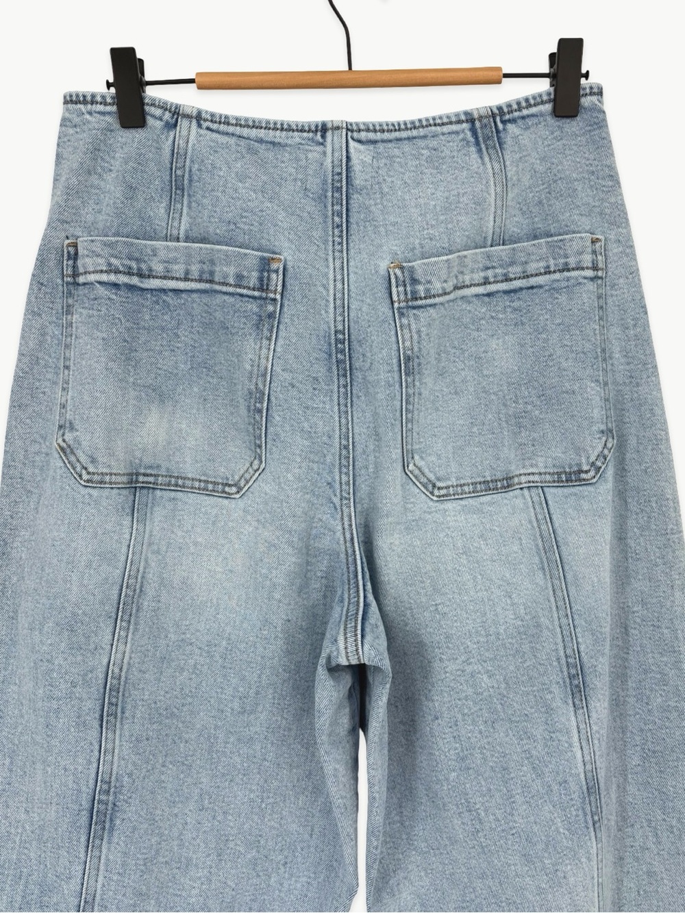 Pistola Blair Bandless High Waist Crop Barrel Jeans 29 - Picture 7 of 11